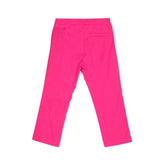 Embroidered Logo Straight Leg Pants